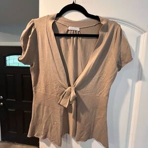 Elegant Tan Women's Top